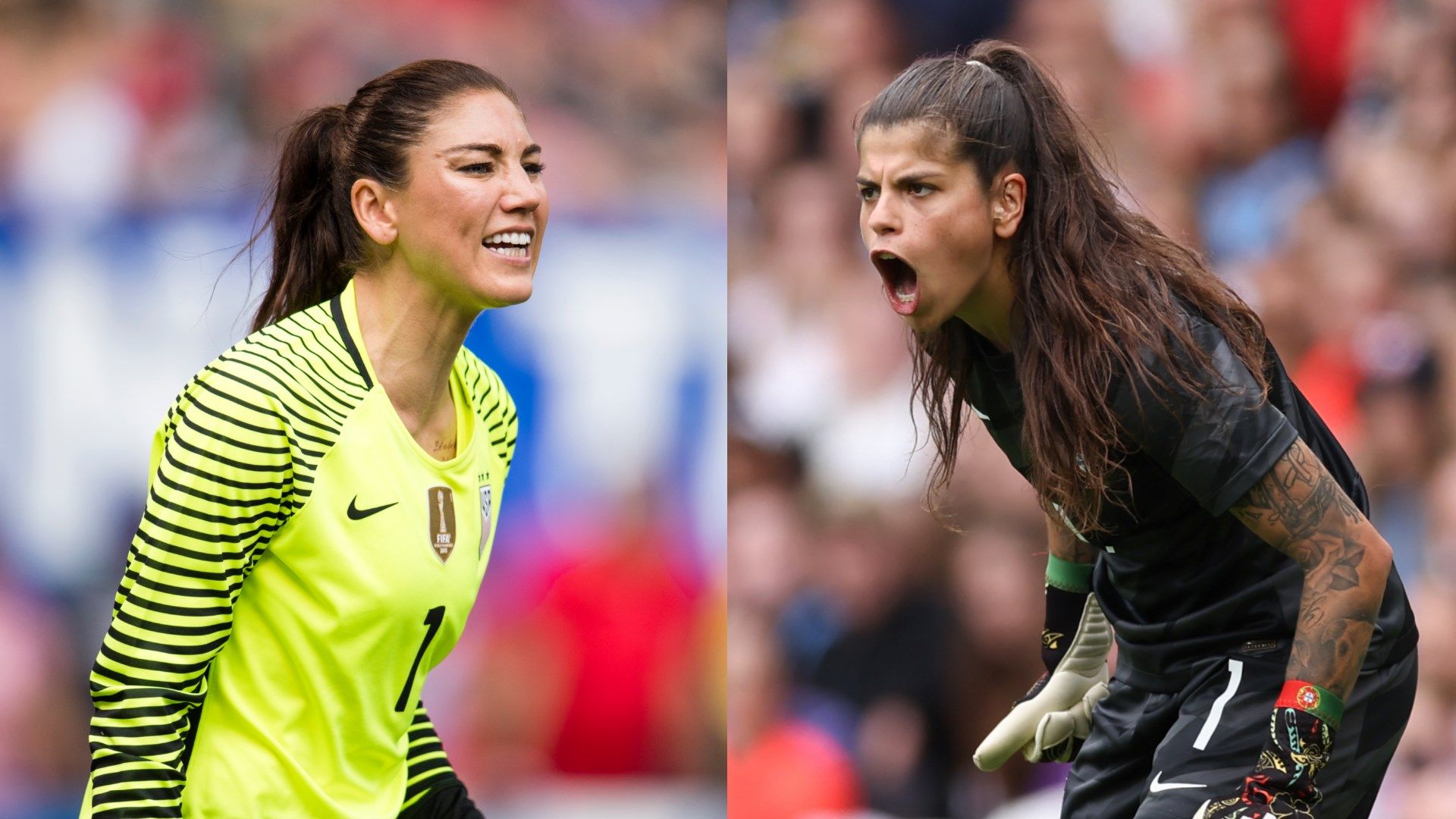 Hope Solo Ines Pereira USWNT Portugal split