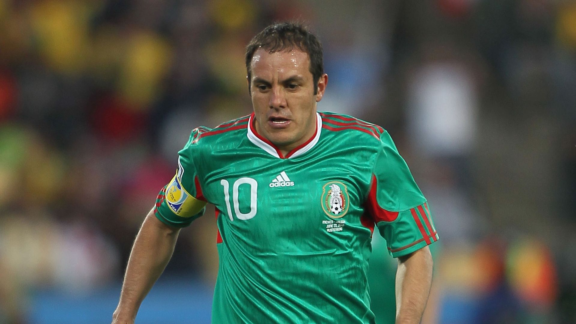 Cuauhtemoc Blanco Mexico v Uruguay: Group A - 2010 FIFA World Cup 06.22.2010