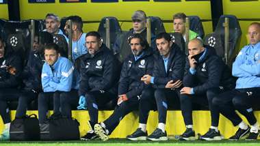 Manchester City bench