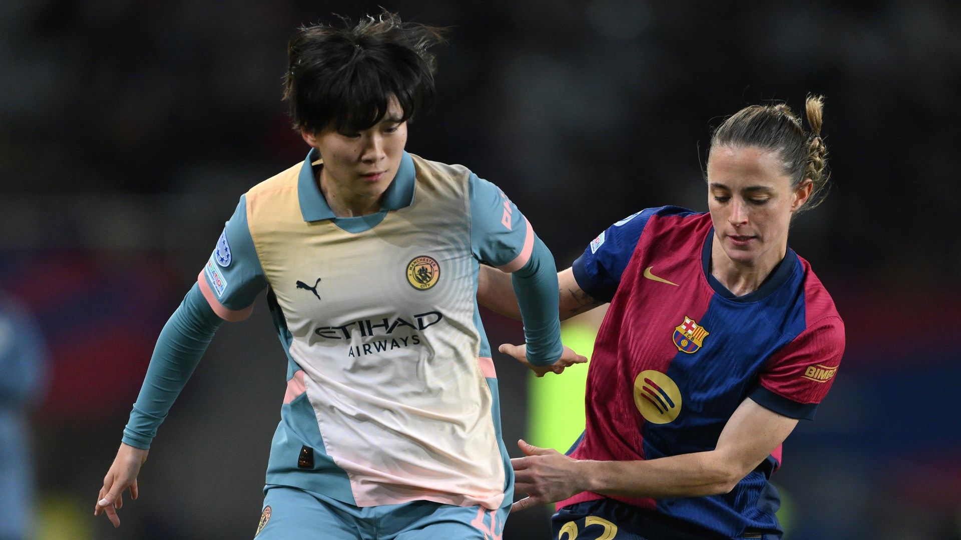 Aoba Fujino Ona Batlle Man City Barcelona Women 2024-25