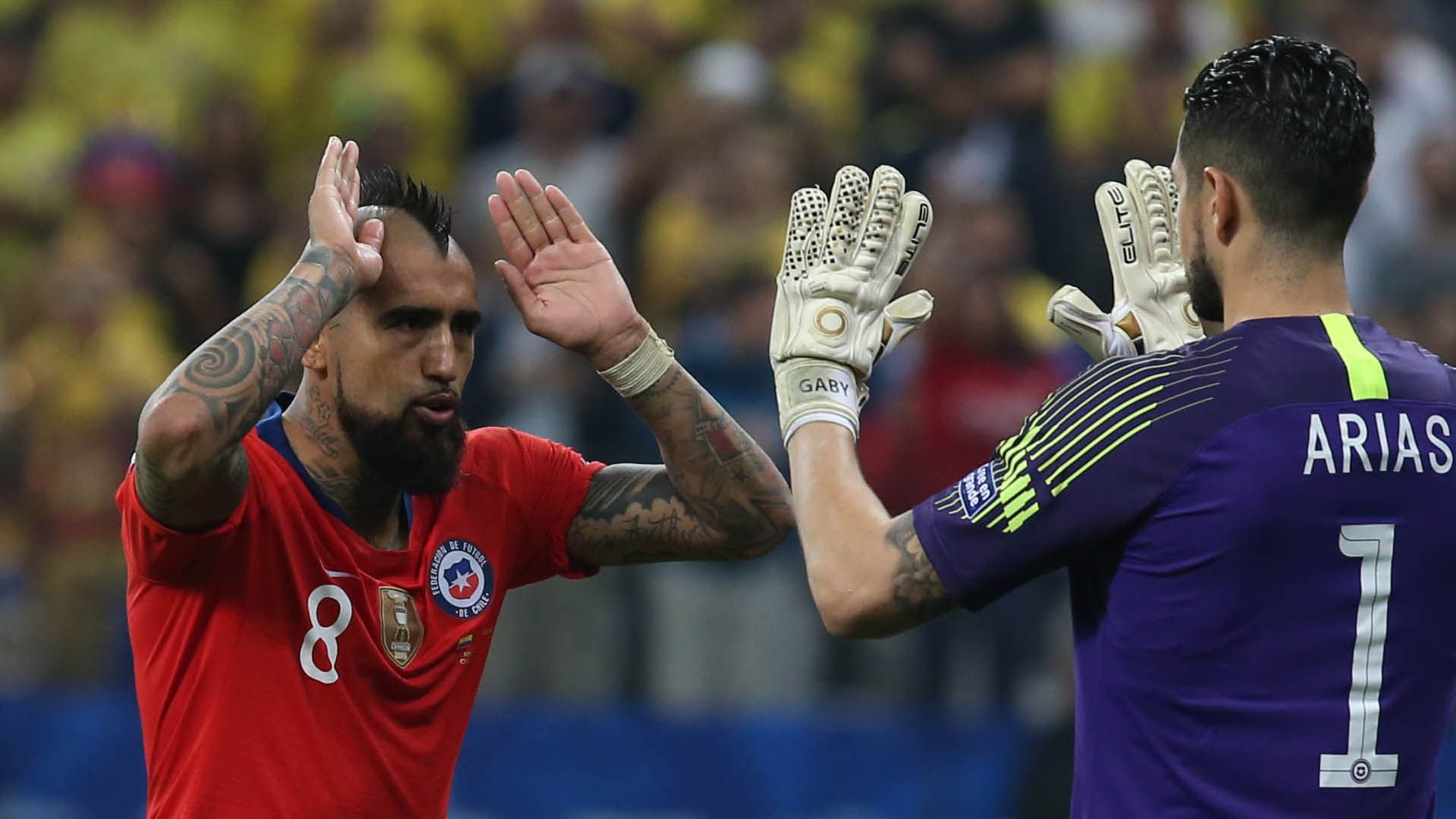 Arturo Vidal - Gabriel Arias - Chile - Selección Chilena