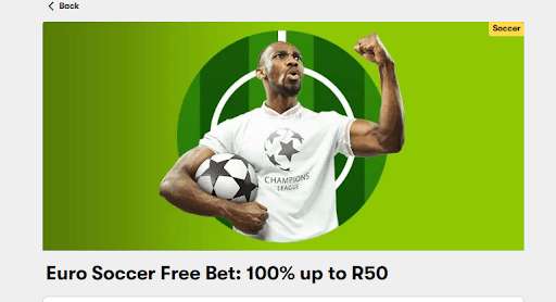 10bet euro soccer free bet offer screenshot