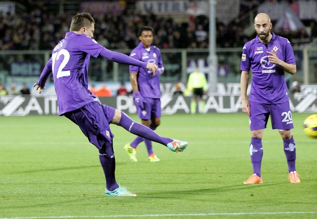 JOSIP ILICIC FIORENTINA ATALANTA SERIE A 08022014