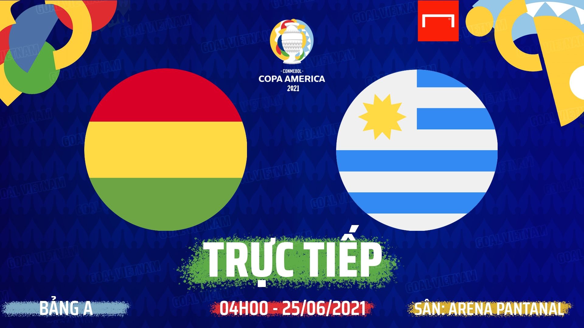 Live Bolivia vs Uruguay Copa America 2021 GFX