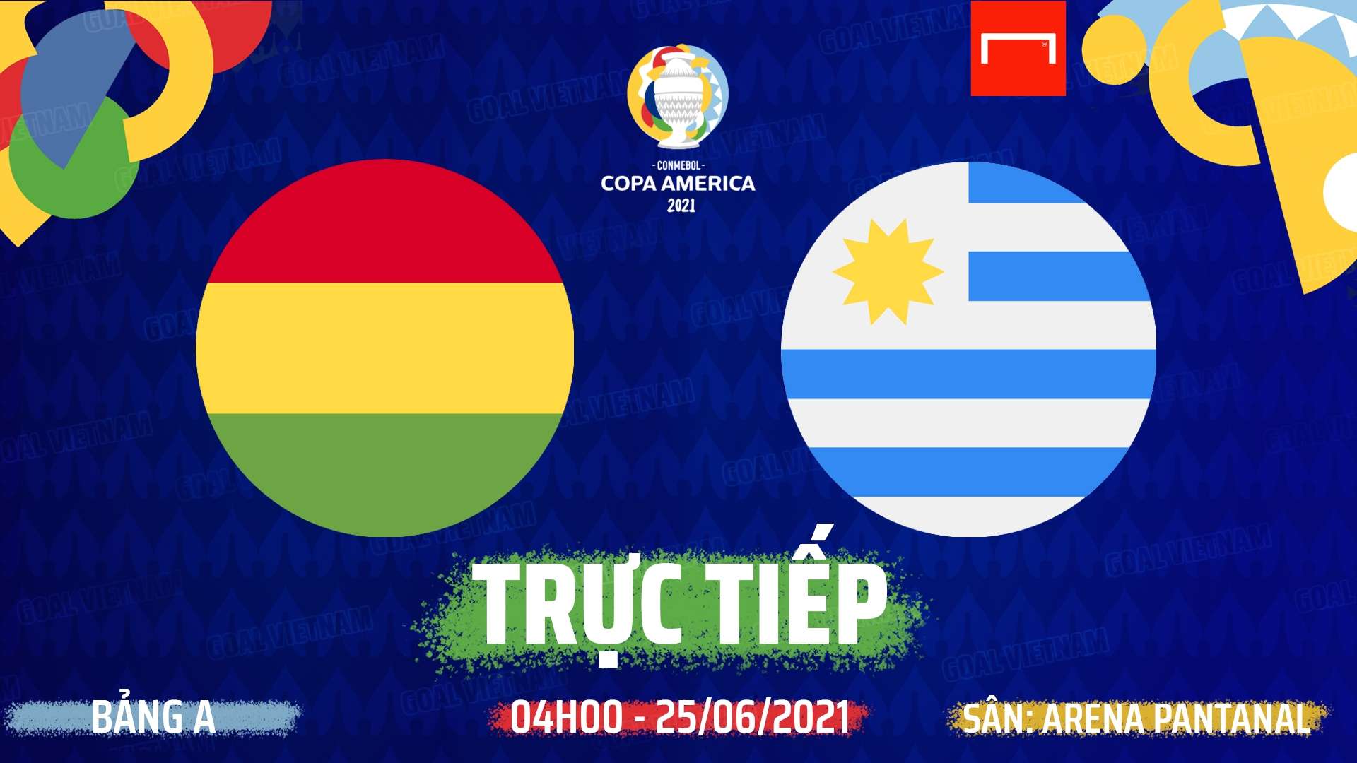 Live Bolivia vs Uruguay Copa America 2021 GFX