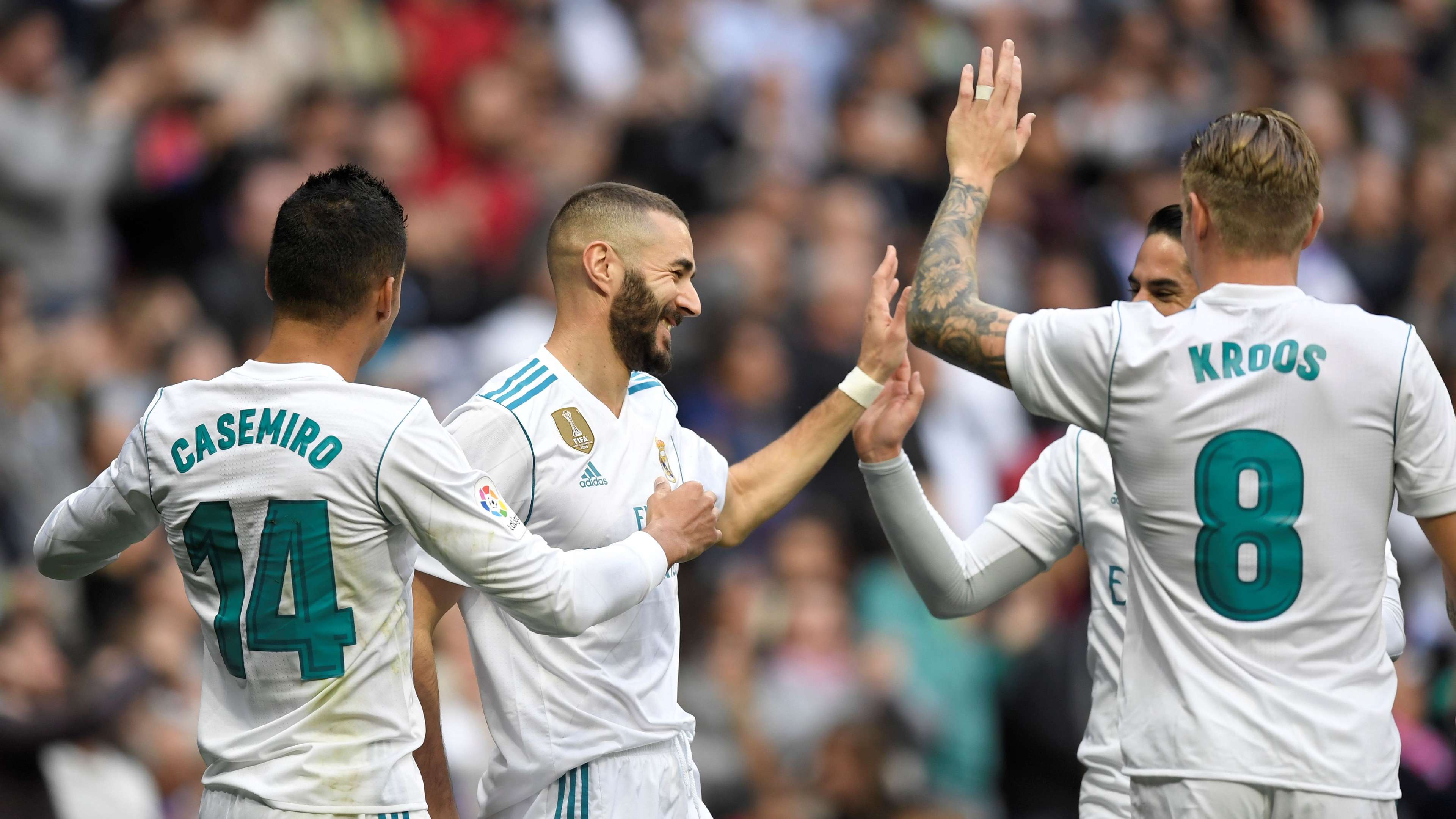 Karim Benzema Real Madrid Malaga LaLiga 25112017