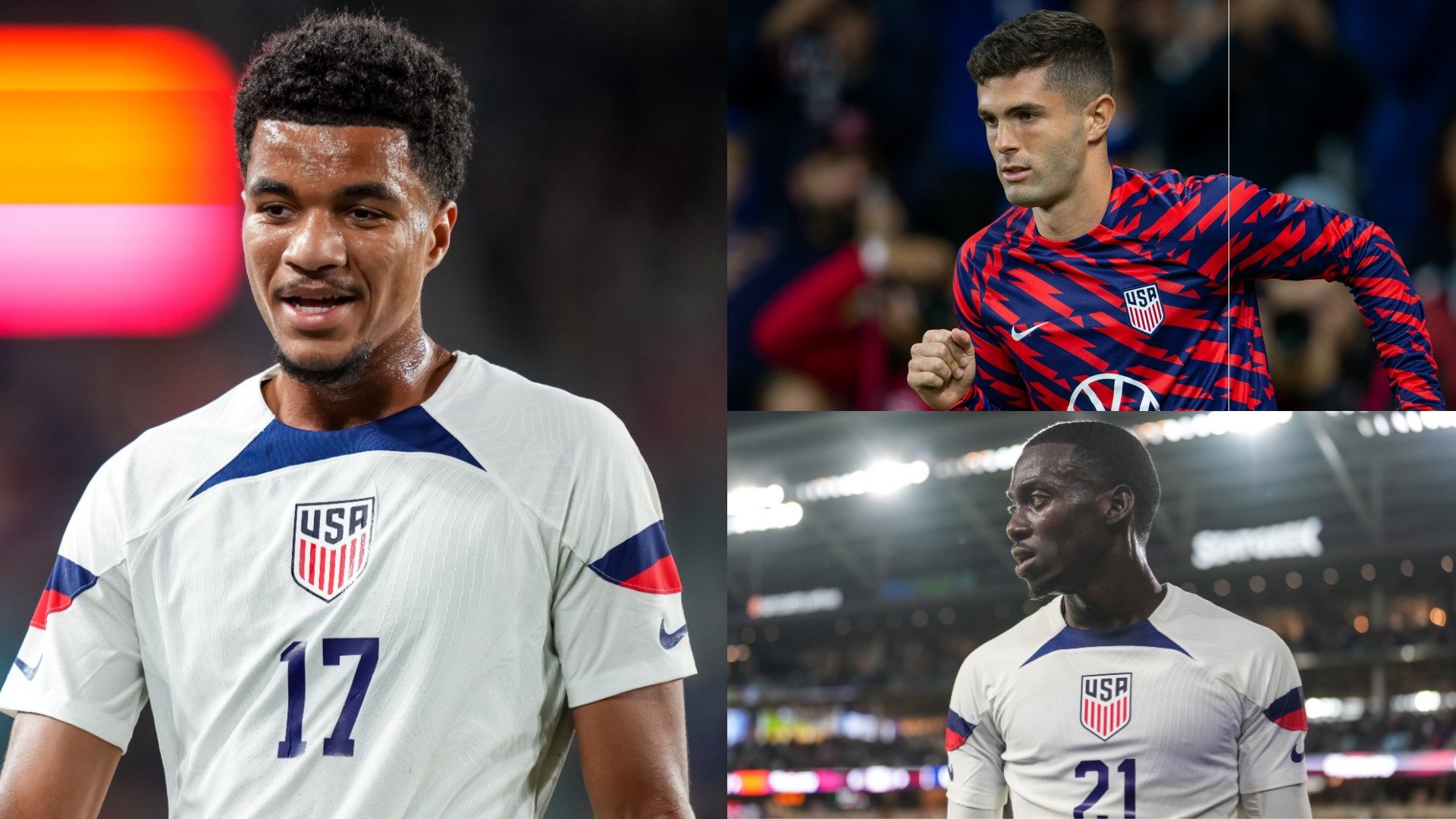 Tillman Pulisic Weah USMNT GFX