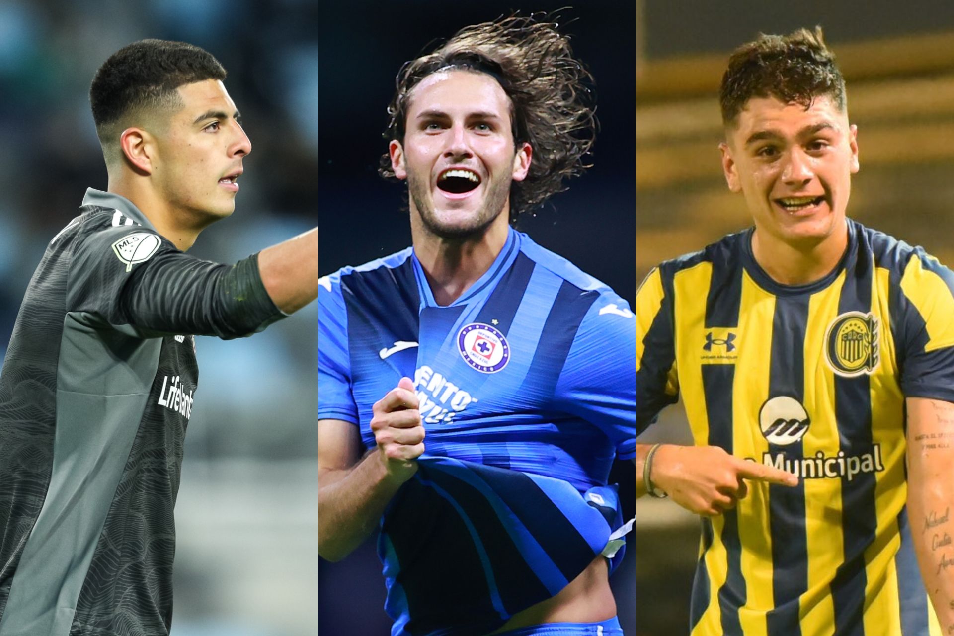 David Ochoa, Santiago Giménez, Luca Martínez Dupuy