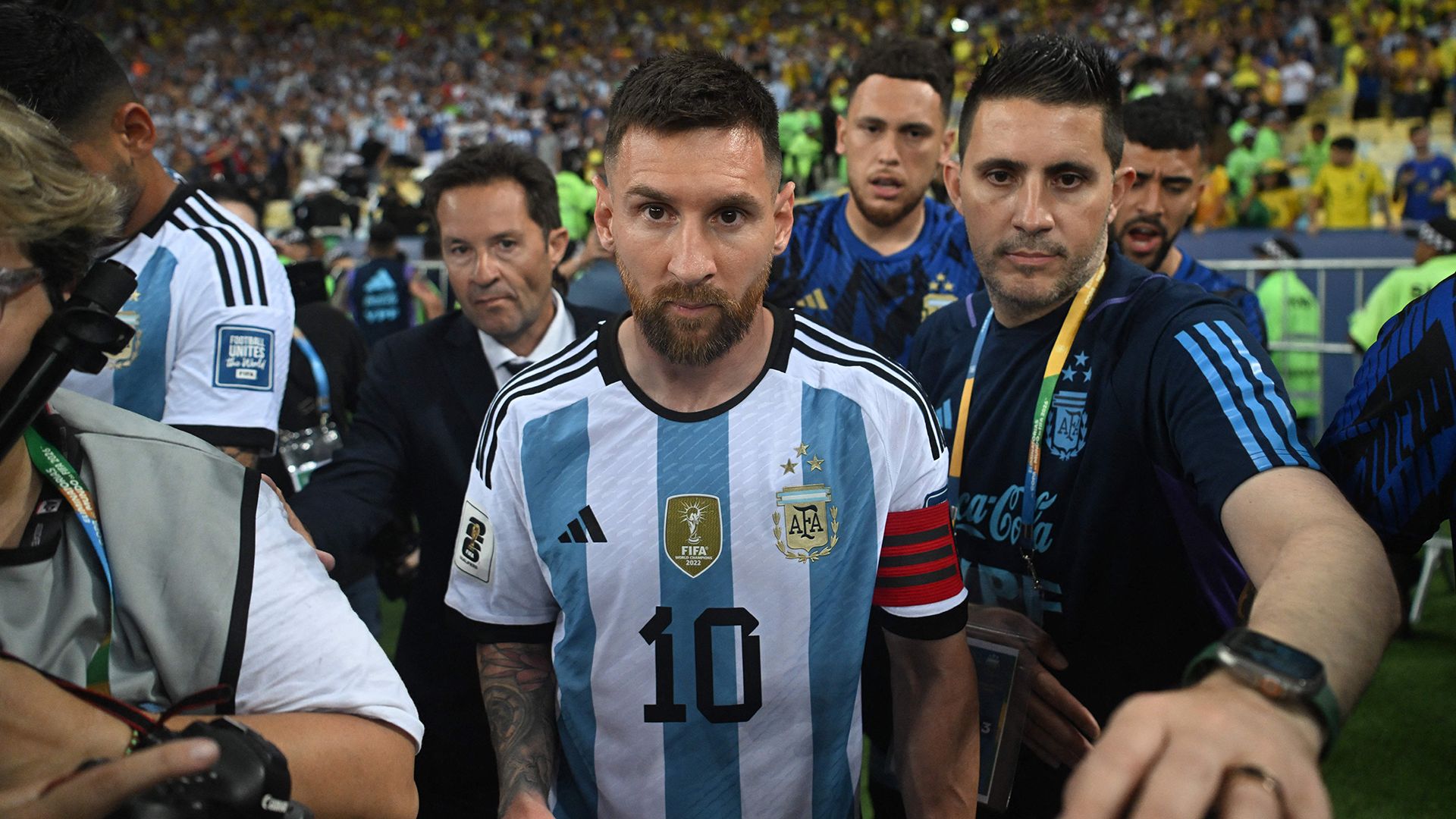 Messi, Brazil vs Argentina, 2023