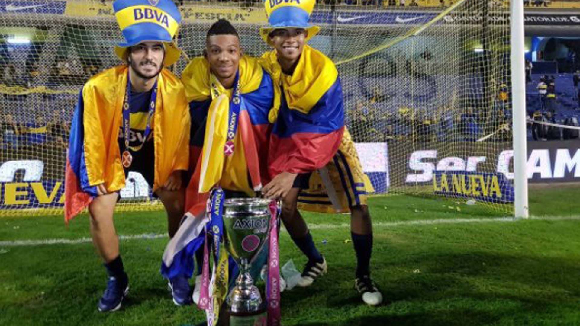 Sebastian Perez Frank Fabra Wilmar Barrios Boca Union 250617