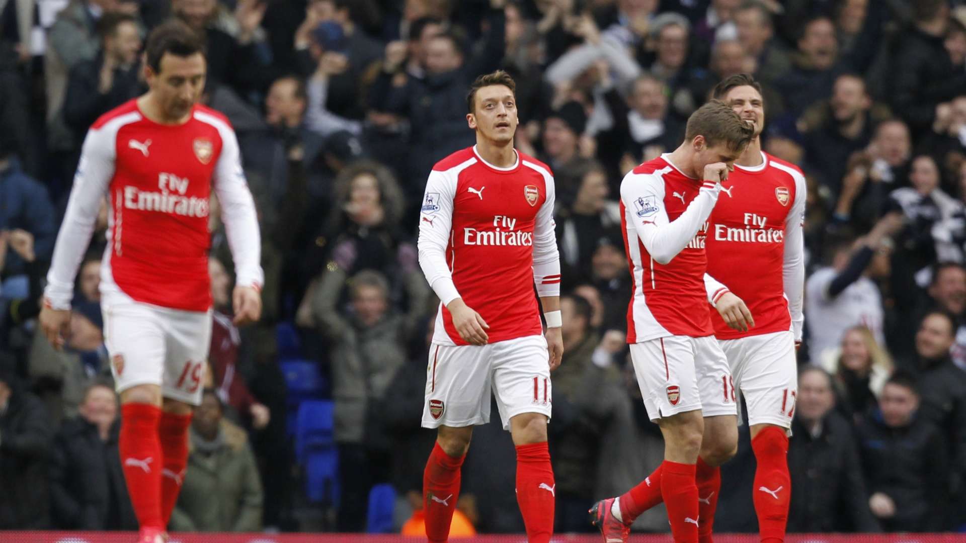 Mesut Ozil Arsenal vs Tottenham