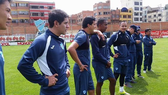 Bolívar entrenamiento
