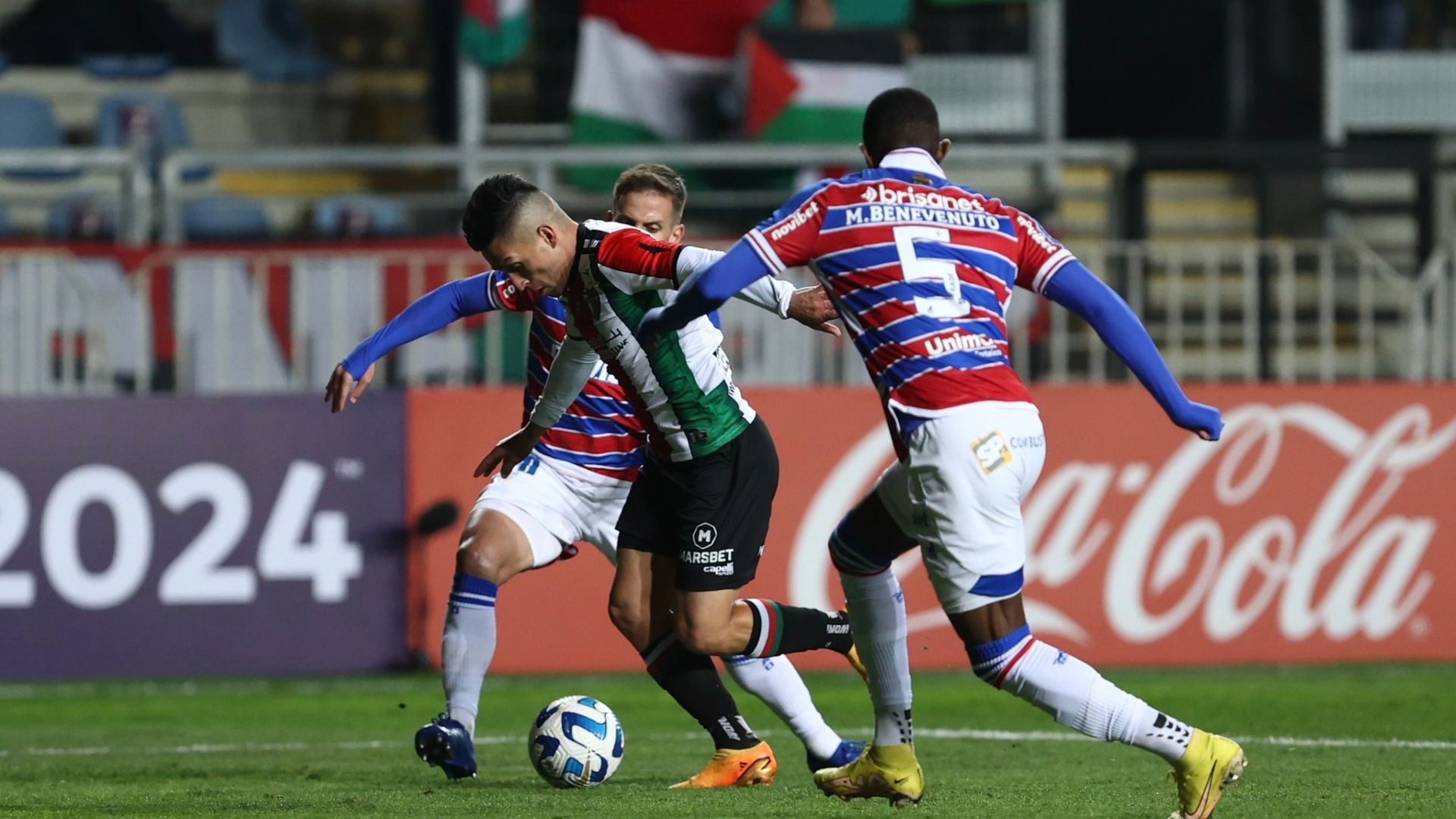 27062023 Palestino Fortaleza Bryan Carrasco Marcelo Benevenuto
