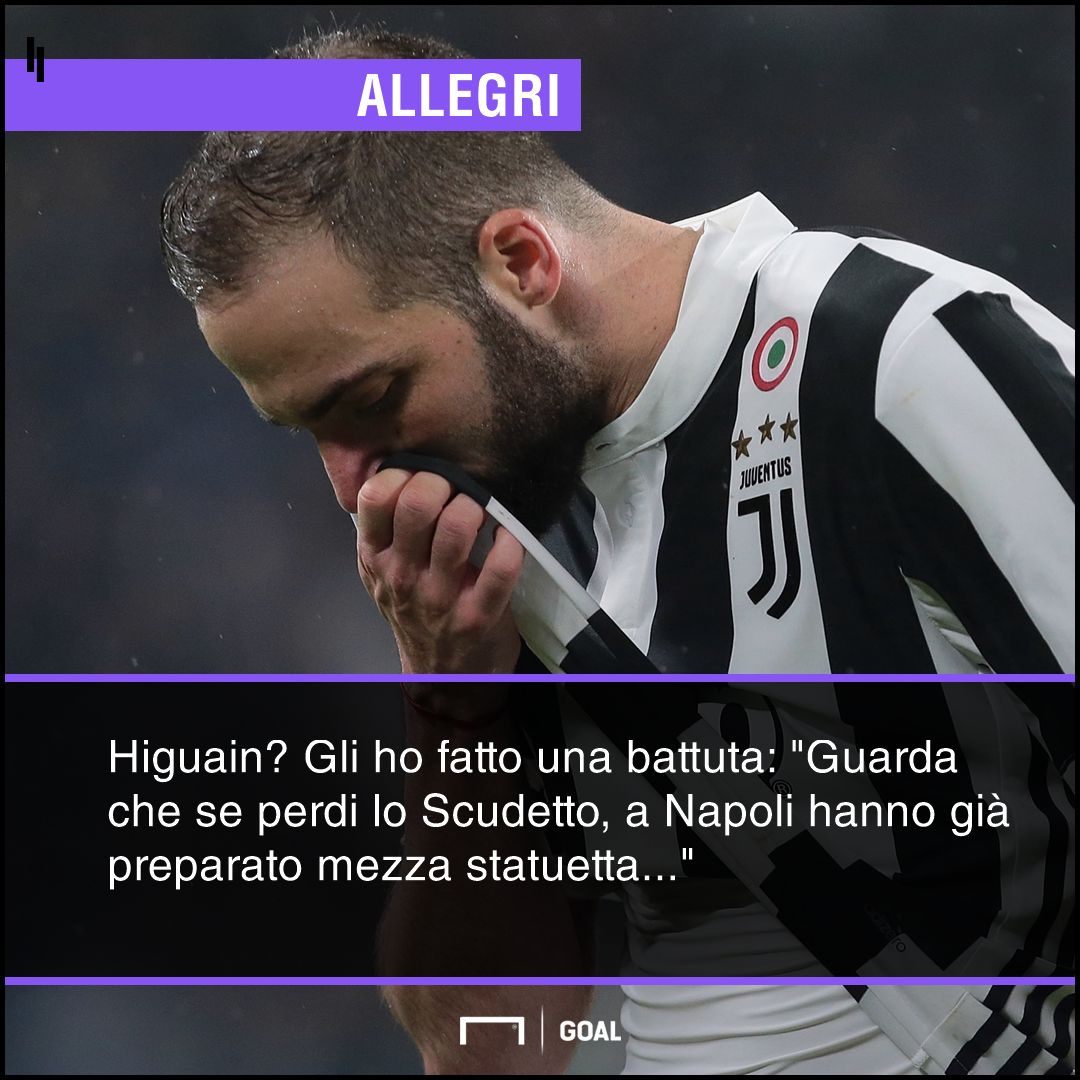 Allegri su Higuain PS ita