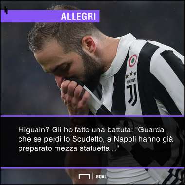 Allegri su Higuain PS ita