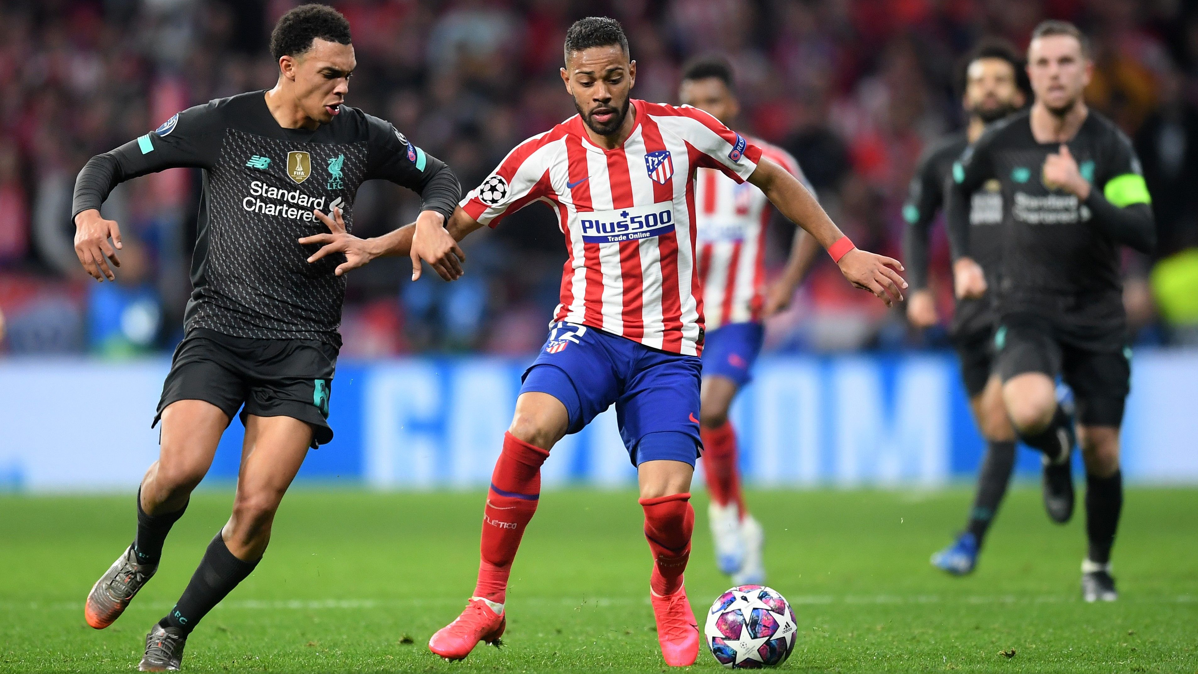 Renan Lodi Alexander Arnold Atletico Madrid Liverpool