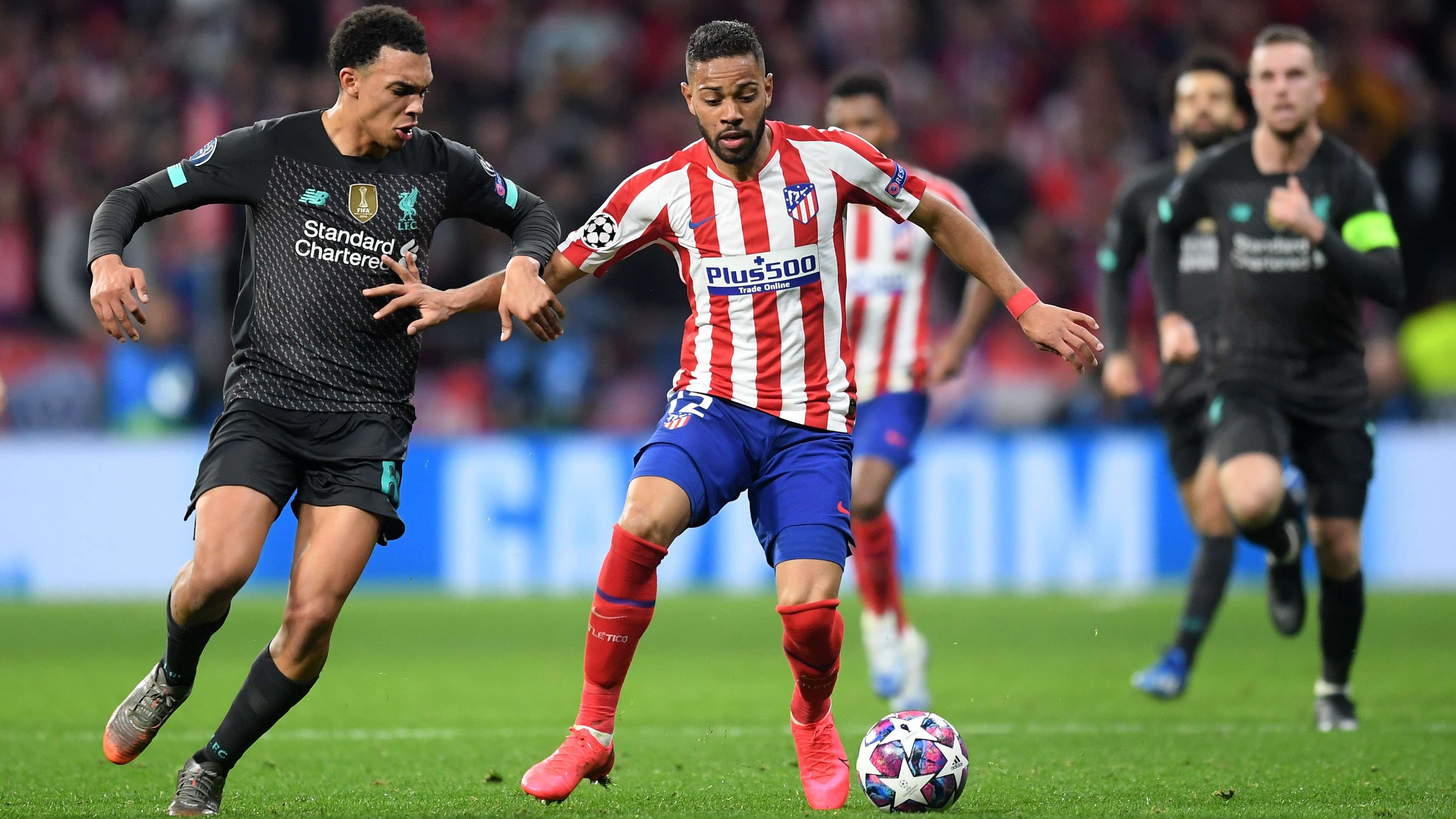 Renan Lodi Alexander Arnold Atletico Madrid Liverpool