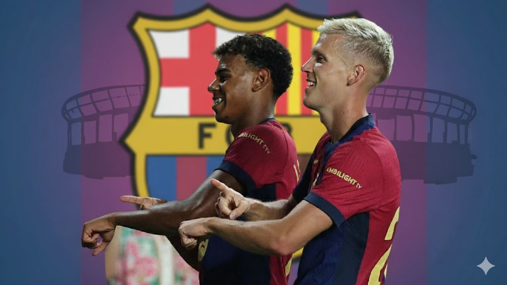 Lamine Yamal Dani Olmo Barcelona