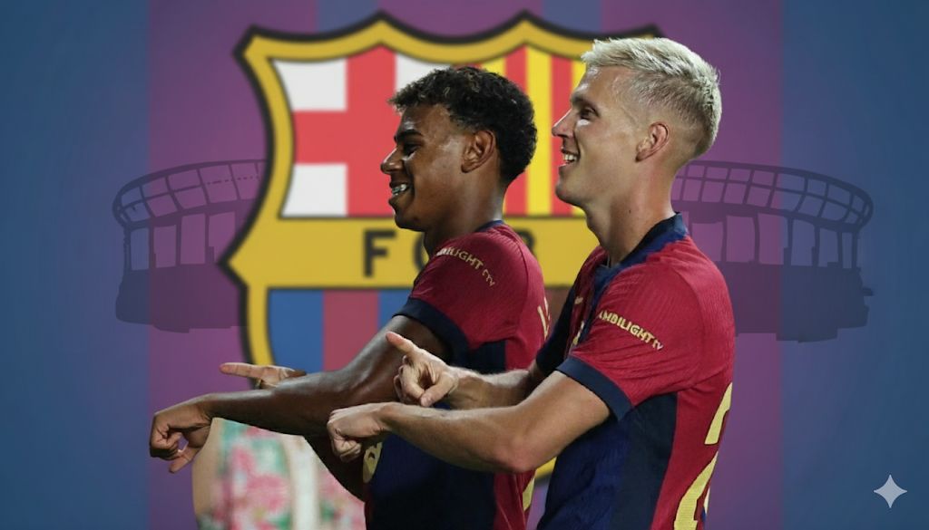 Lamine Yamal Dani Olmo Barcelona