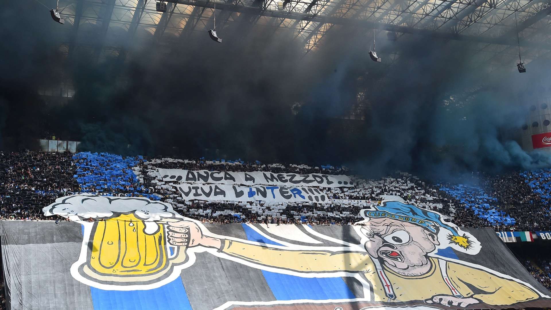 Coreografia Inter AC Milan derby