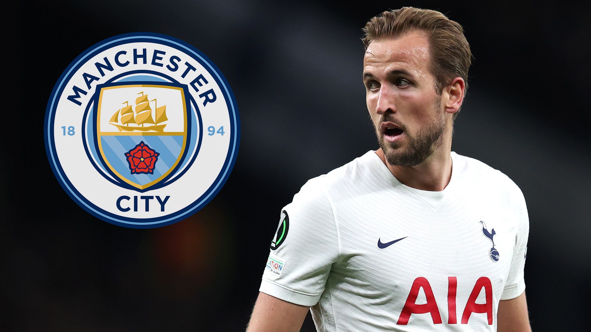 Harry Kane Man City Tottenham 2021-22