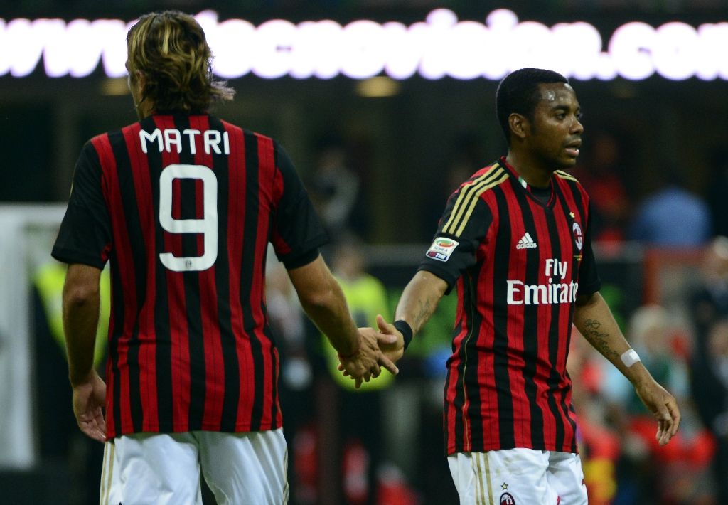Alessandro Matri Robinho Milan