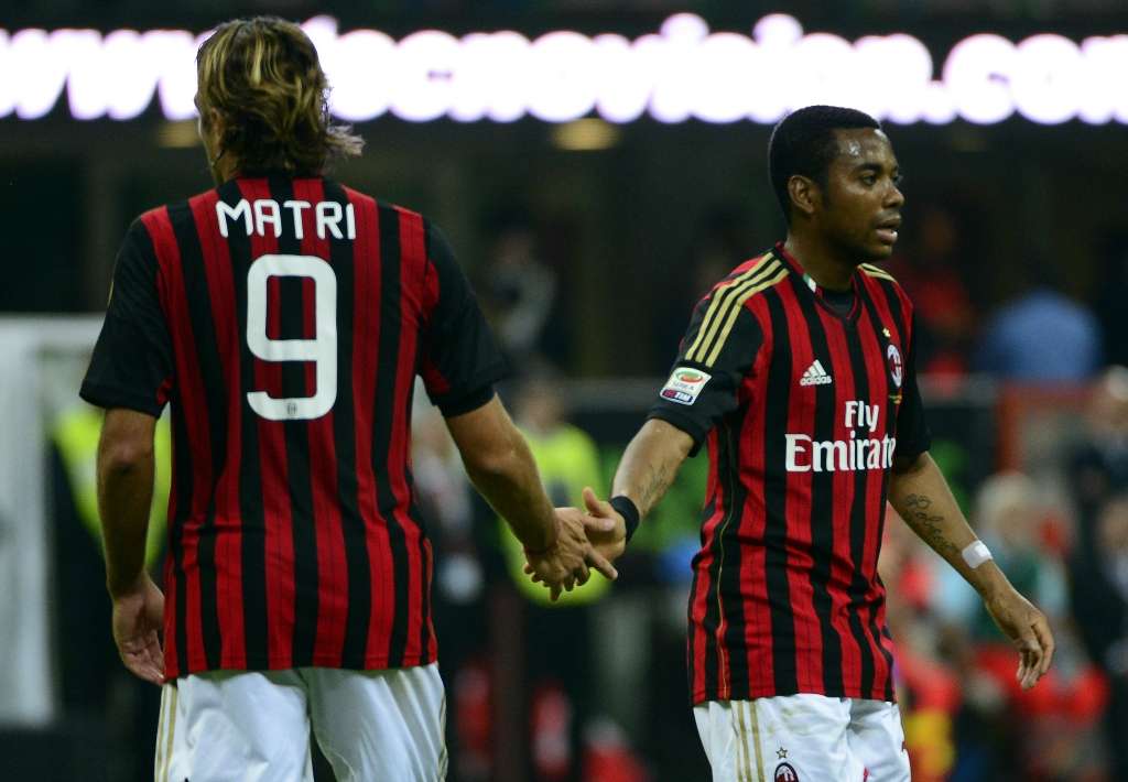 Alessandro Matri Robinho Milan