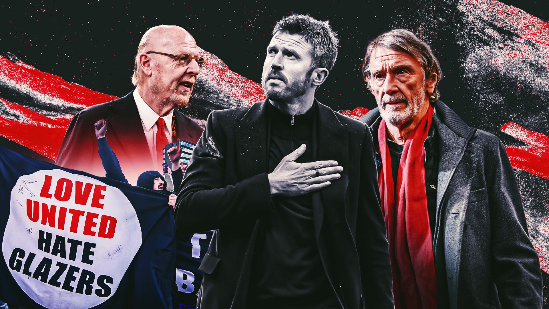 Carrick Glazers Ratcliffe Manchester United GFX