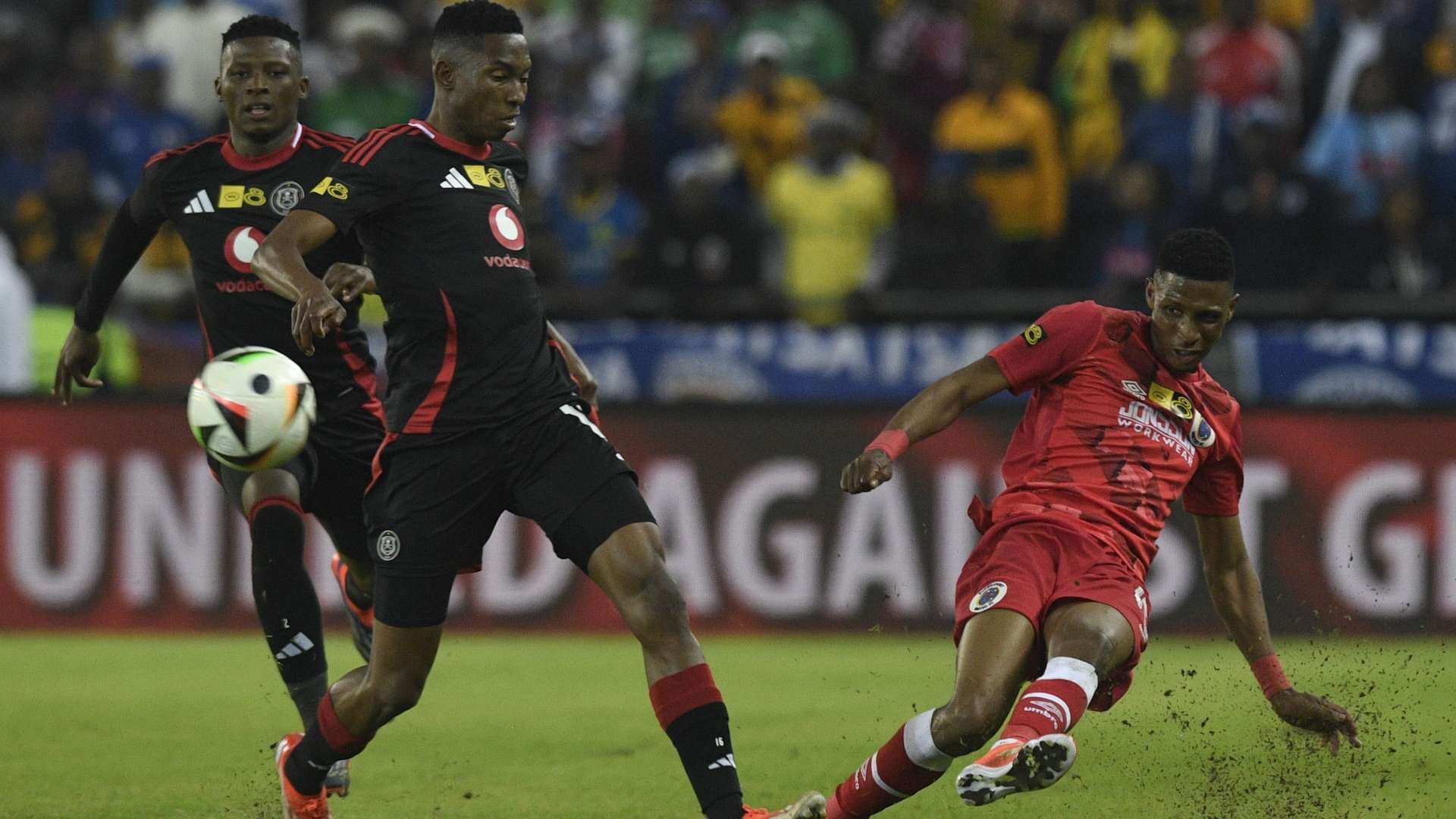 Thalente Mbatha and Vincent Pule, Orlando Pirates vs SuperSport United