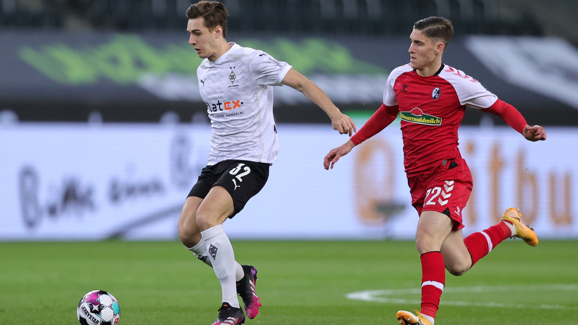 Florian Neuhaus Borussia Mönchengladbach Roland Sallai SC Freiburg 03042021