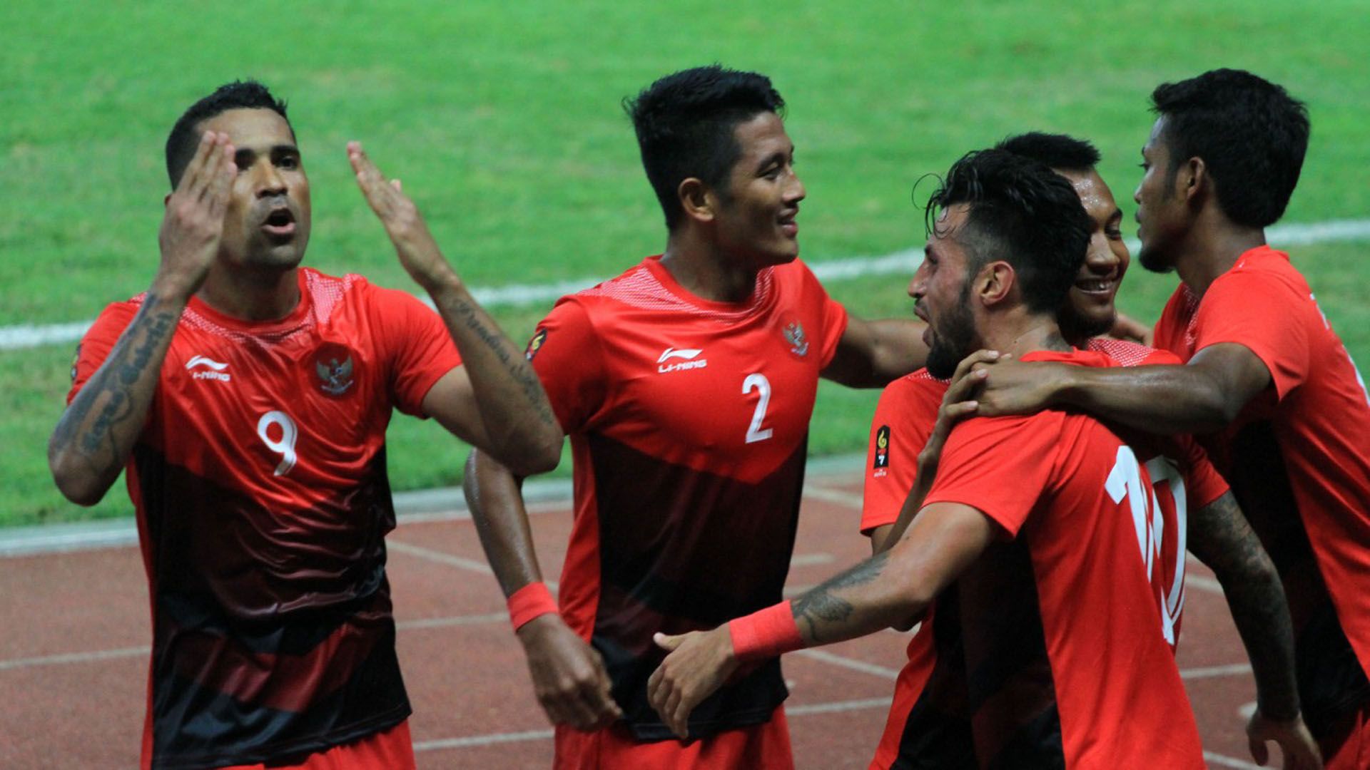 Selebrasi Indonesia Asian Games 2018 v Cina Taipei