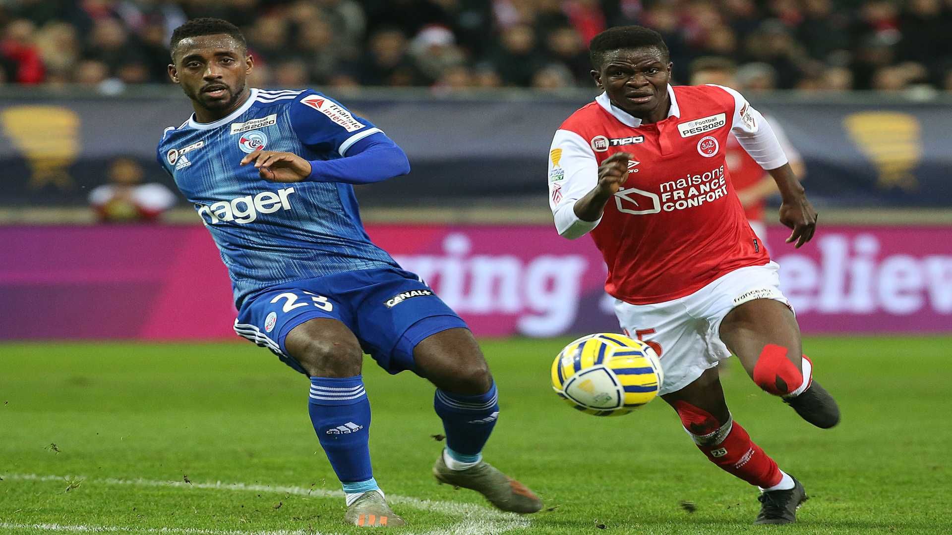 Lionel Carole Moussa Doumbia Reims Strasbourg Coupe de la Ligue 07012019