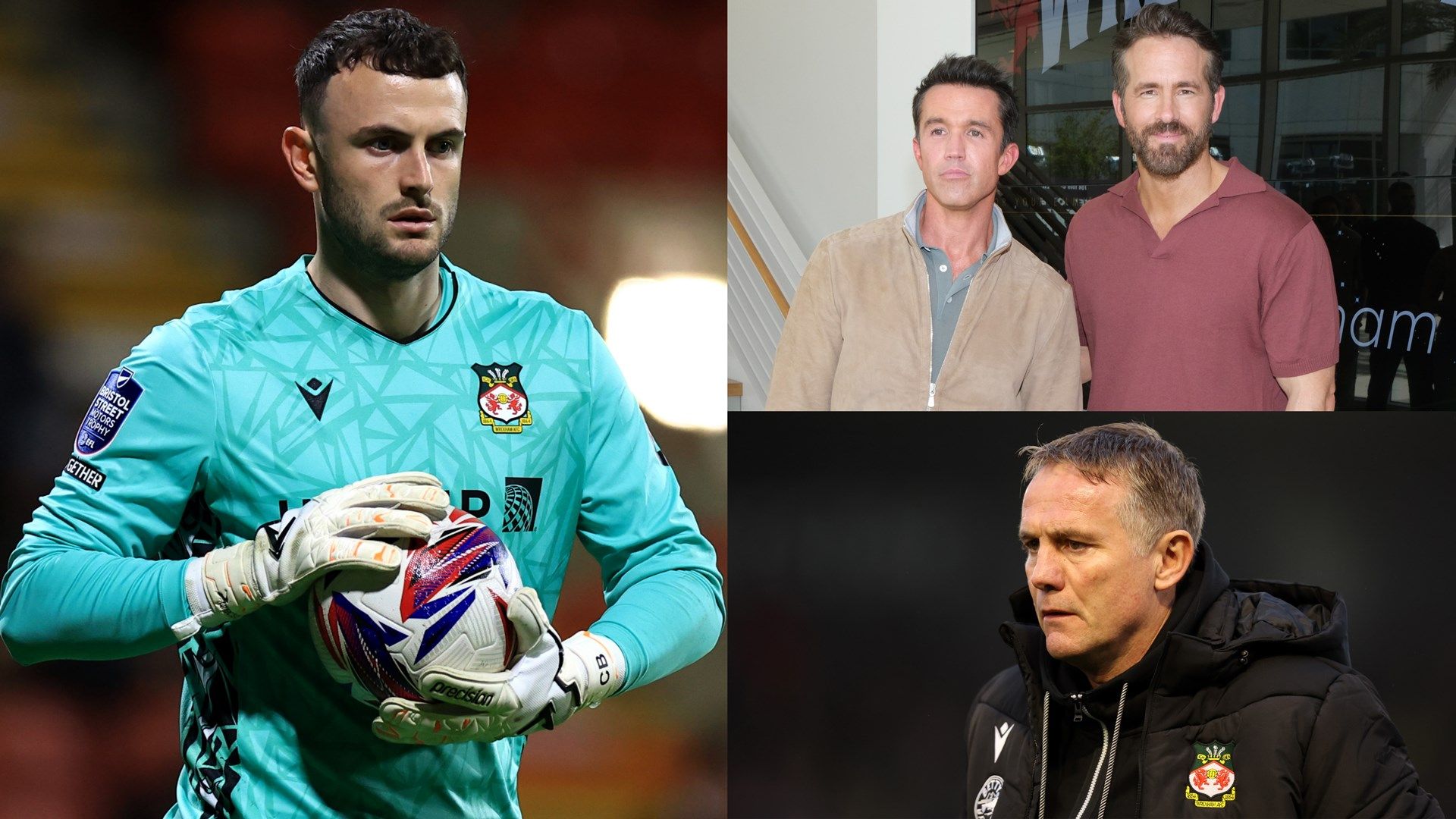 Callum Burton Ryan Reynolds Rob McElhenney Phil Parkinson Wrexham