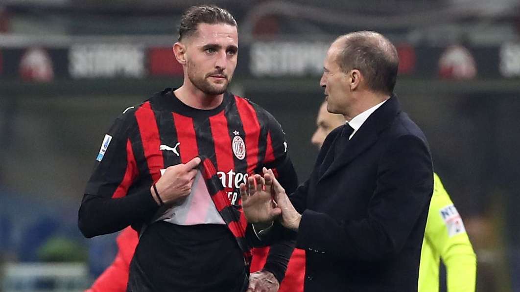 Rabiot Allegri Milan TABLET