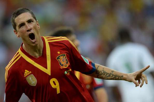 Fernando Torres, Nigeria-España; Copa Confederaciones