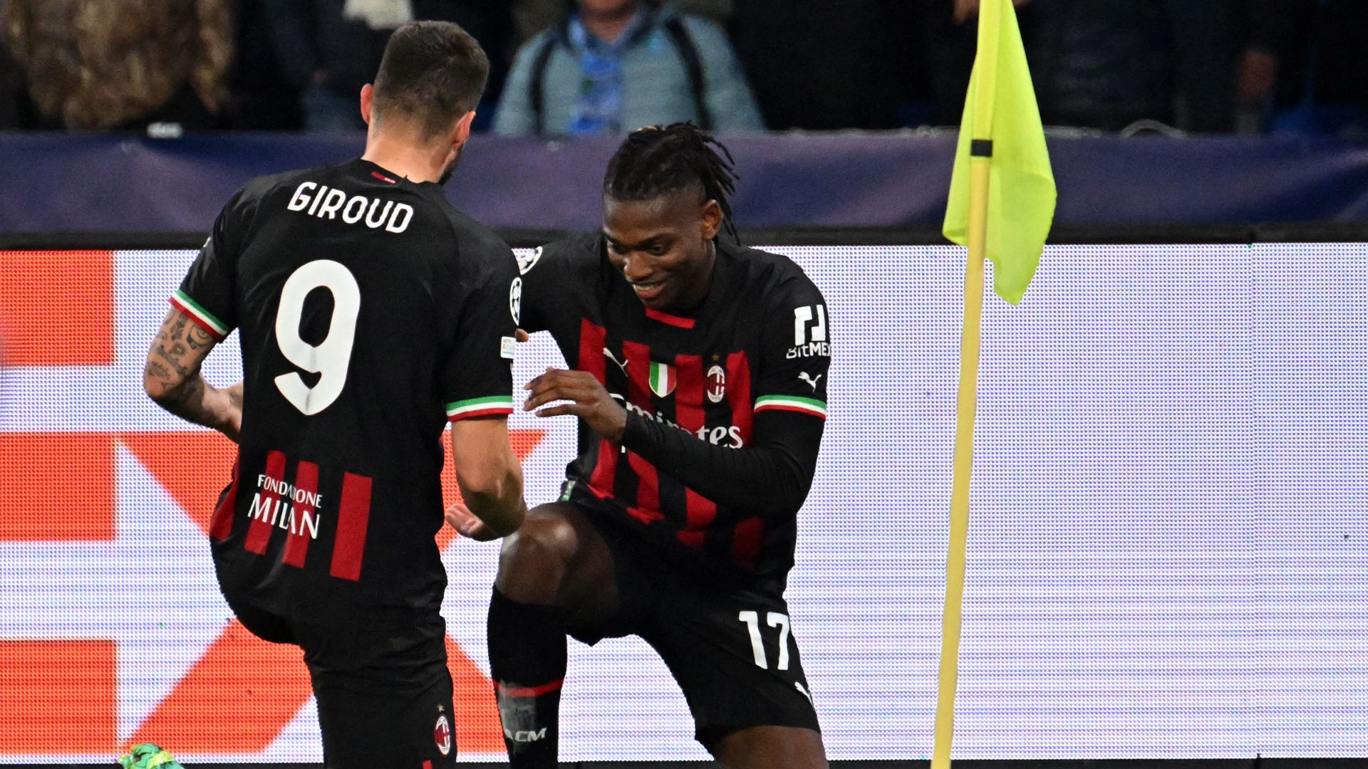 Napoli AC Milan Olivier Giroud Rafael Leão