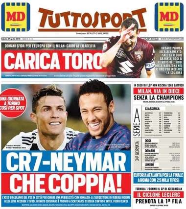 Tuttosport cover