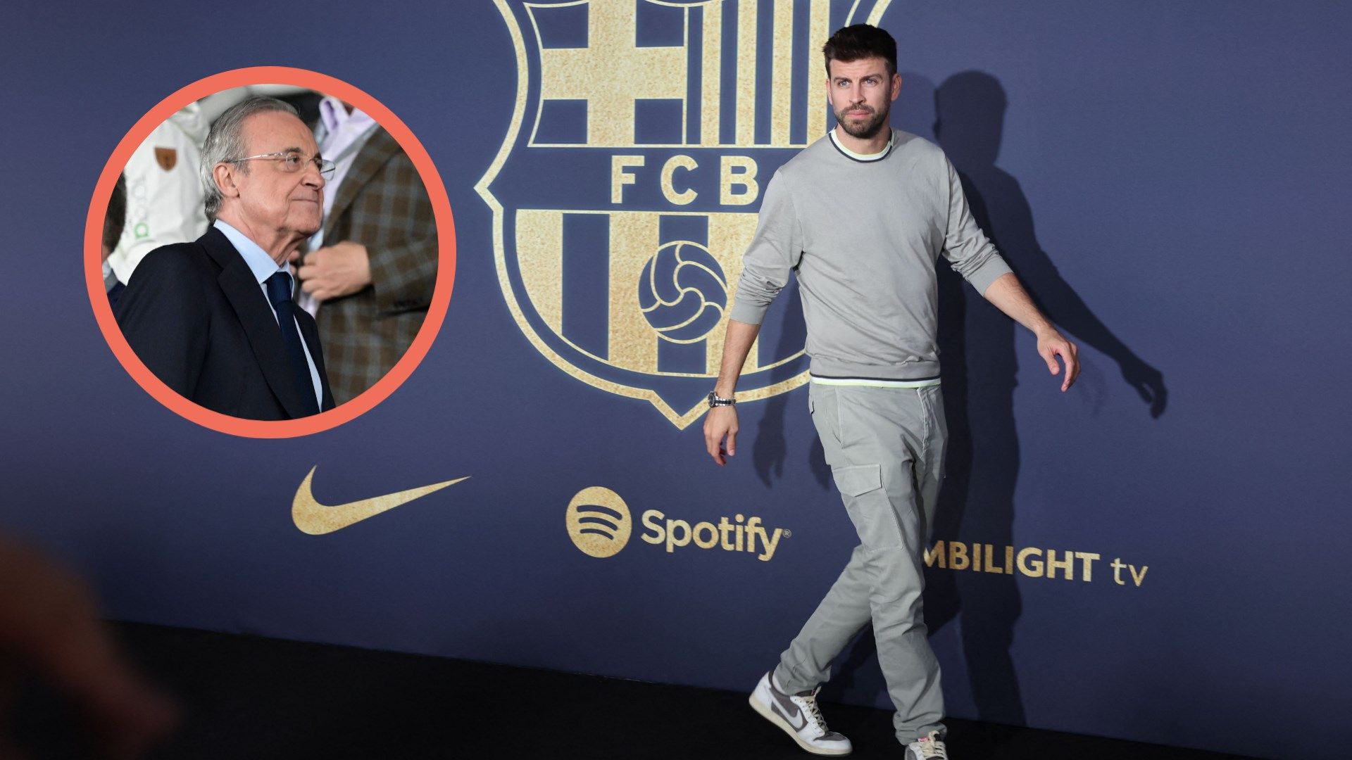 Gerard Pique, Florentino Perez GFX