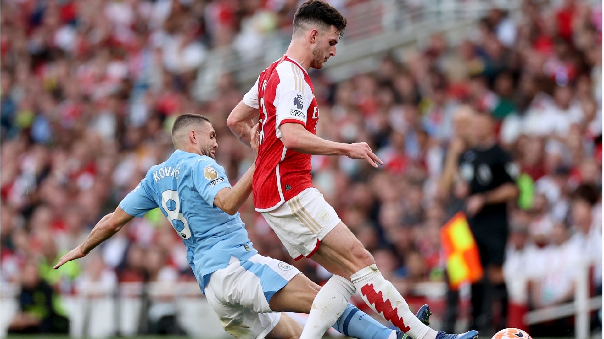 Mateo Kovacic Declan Rice Arsenal Man City 2023-24