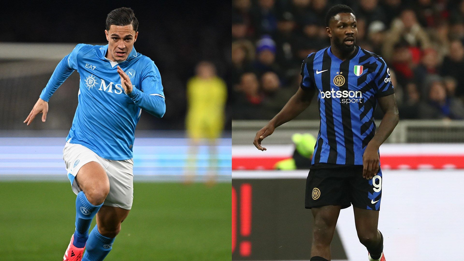 Mix Giacomo Raspadori Marcus Thuram Napoli Inter