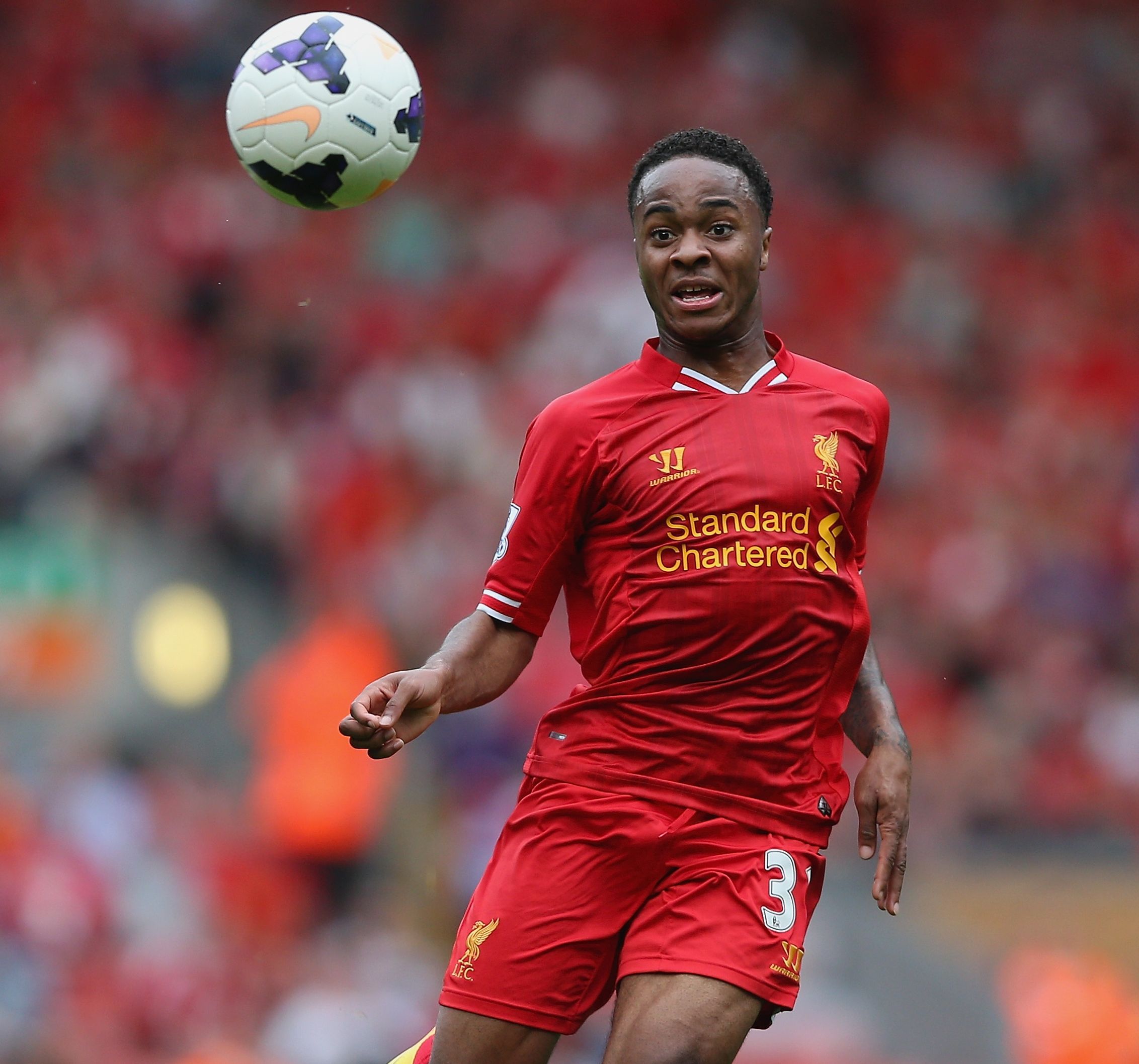 Liverpool winger Raheem Sterling