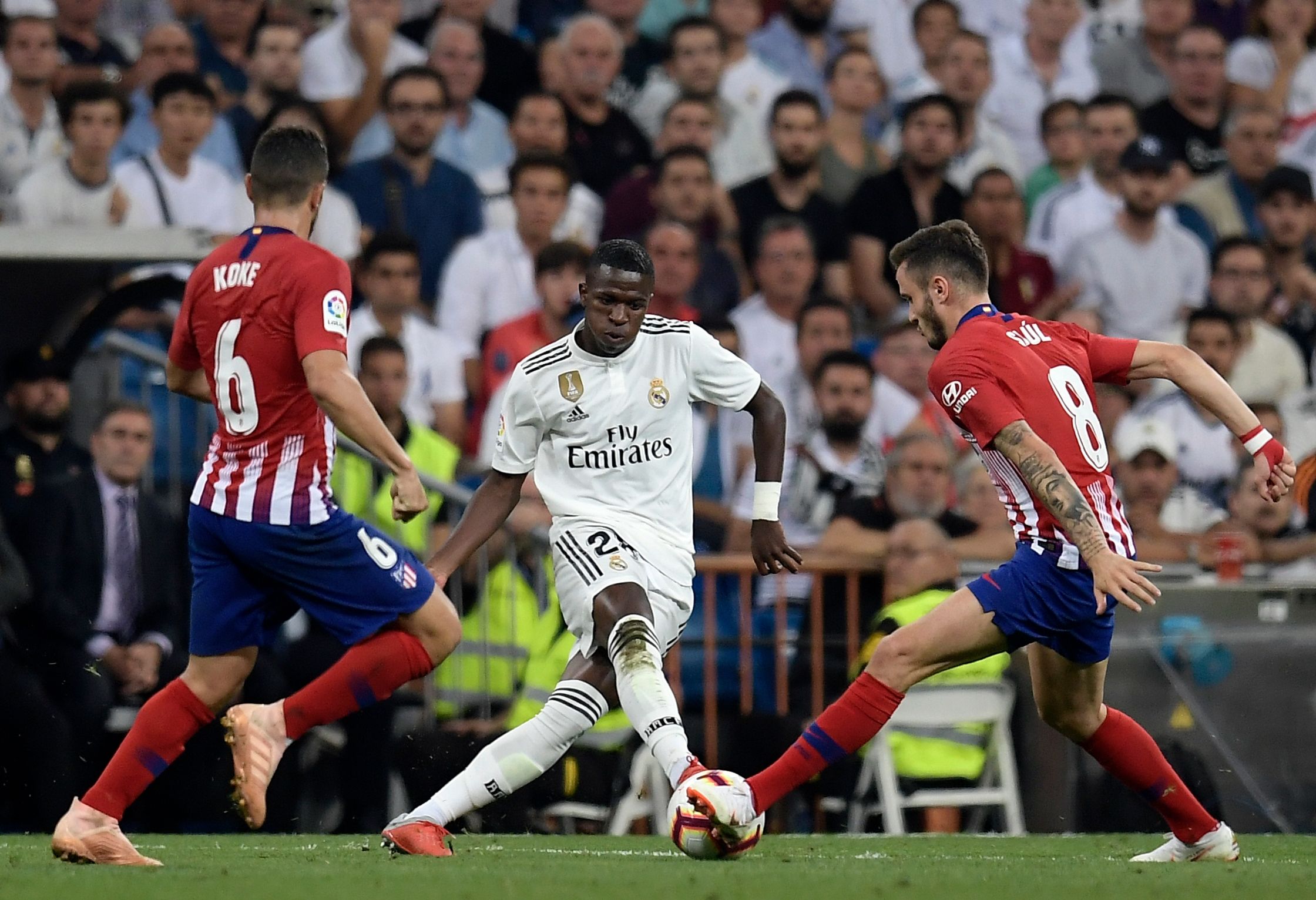 Vinicius Real Madrid Atletico Madrid 02/09/2018