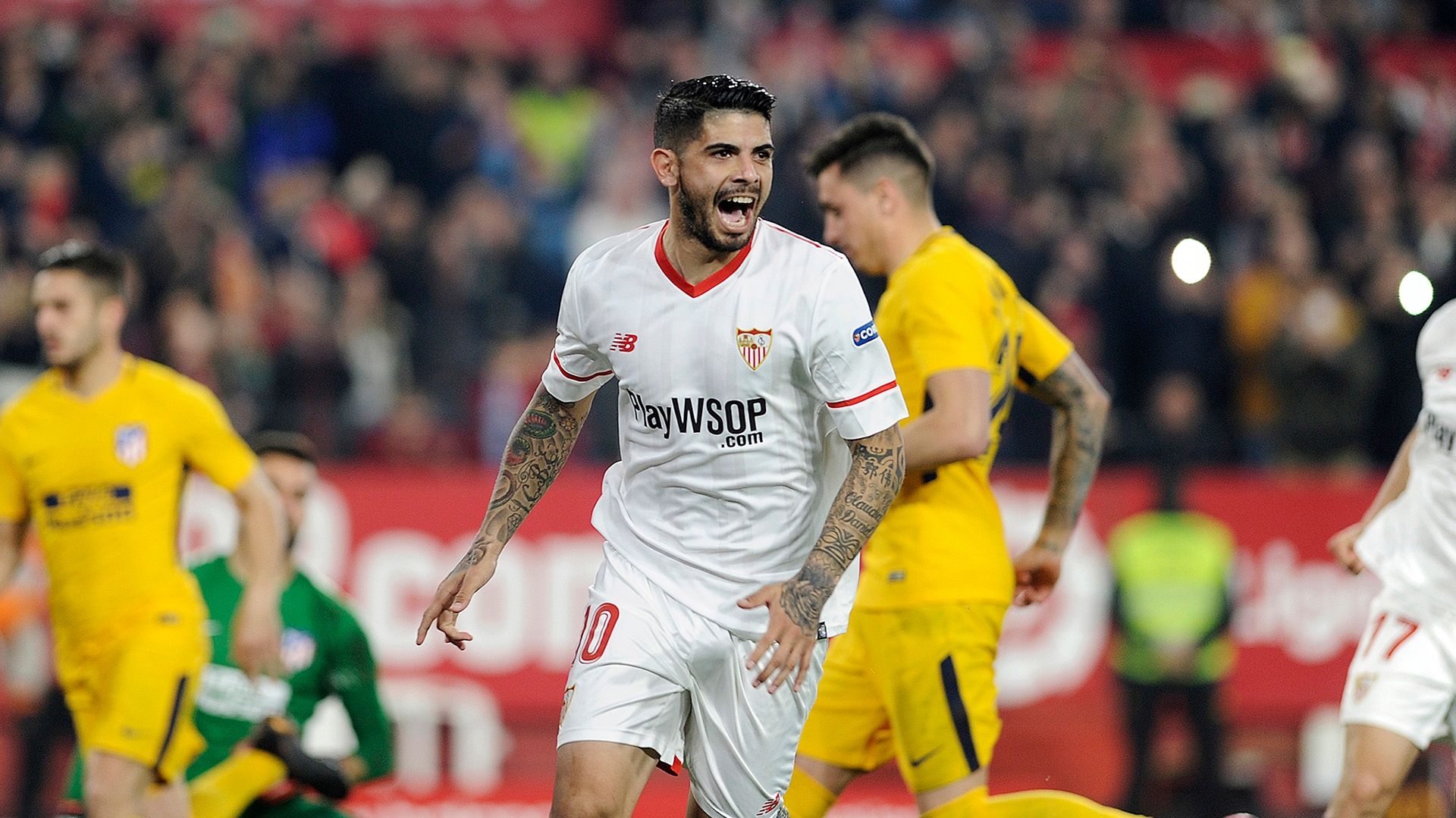 Ever Banega Sevilla Atletico Madrid Copa del Rey 23012018