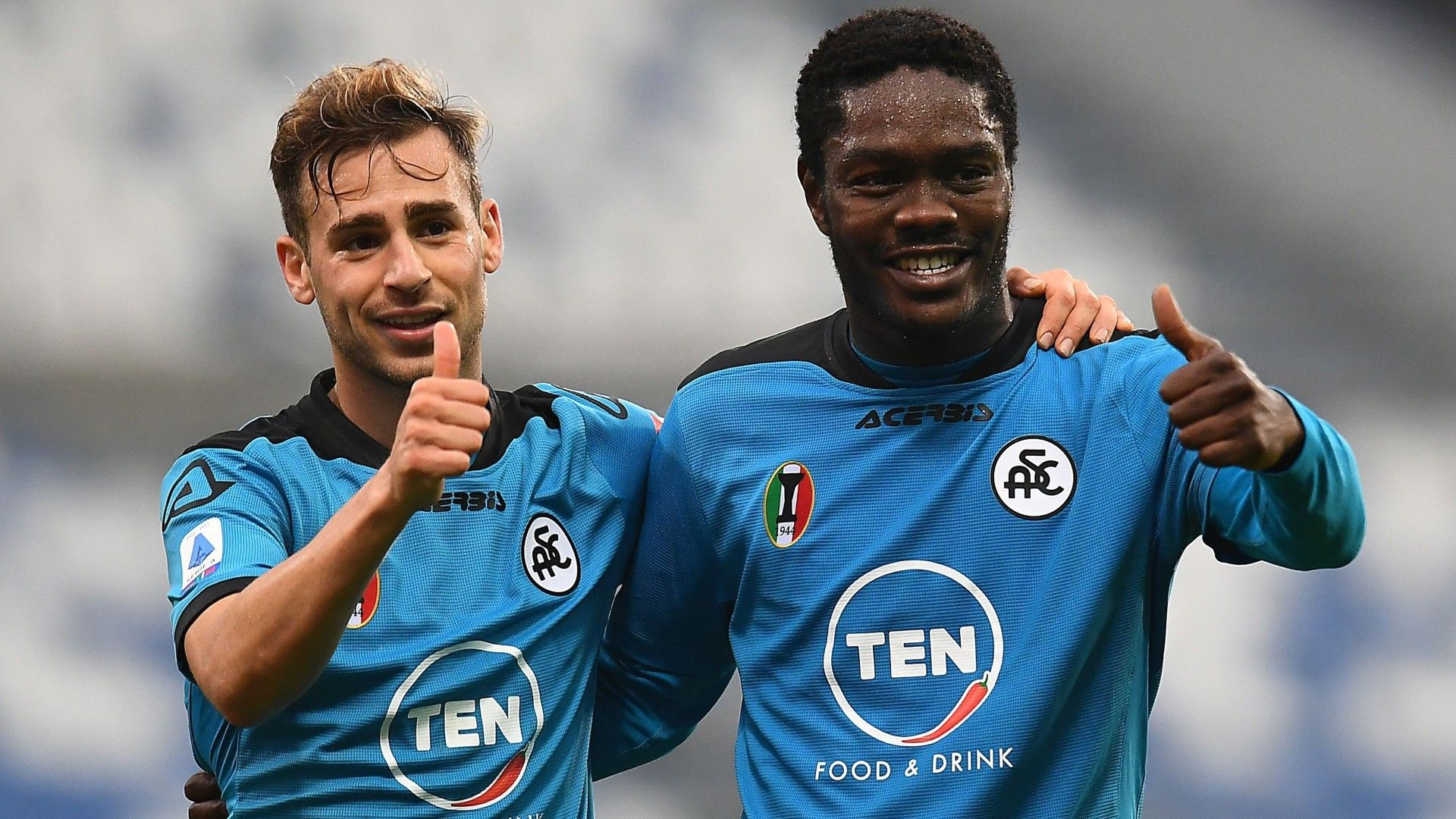 Matteo Ricci Emmanuel Gyasi Spezia