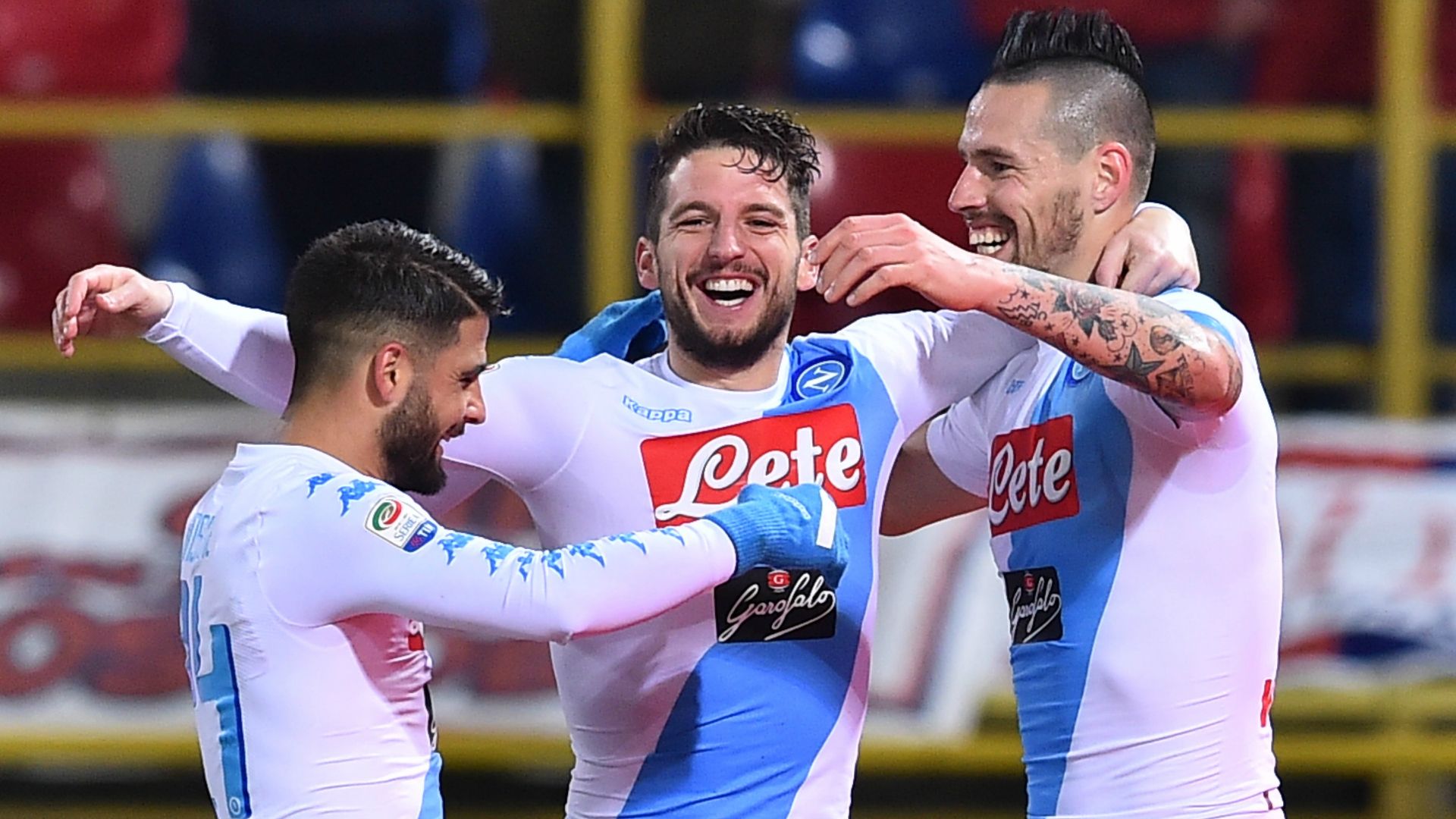 Mertens Bologna Napoli Serie A