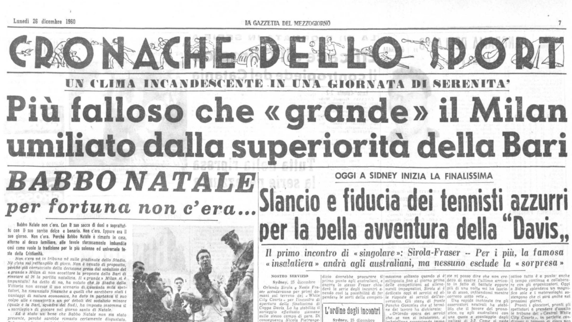 Gazzetta del Mezzogiorno 26/12/1960