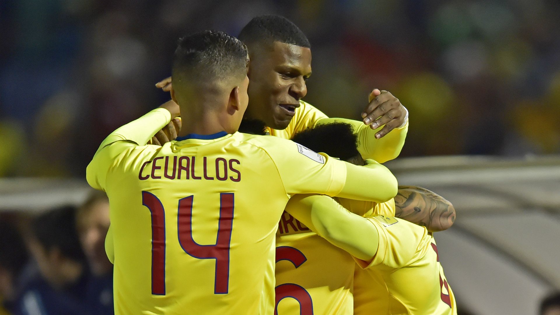Ecuador celebrate