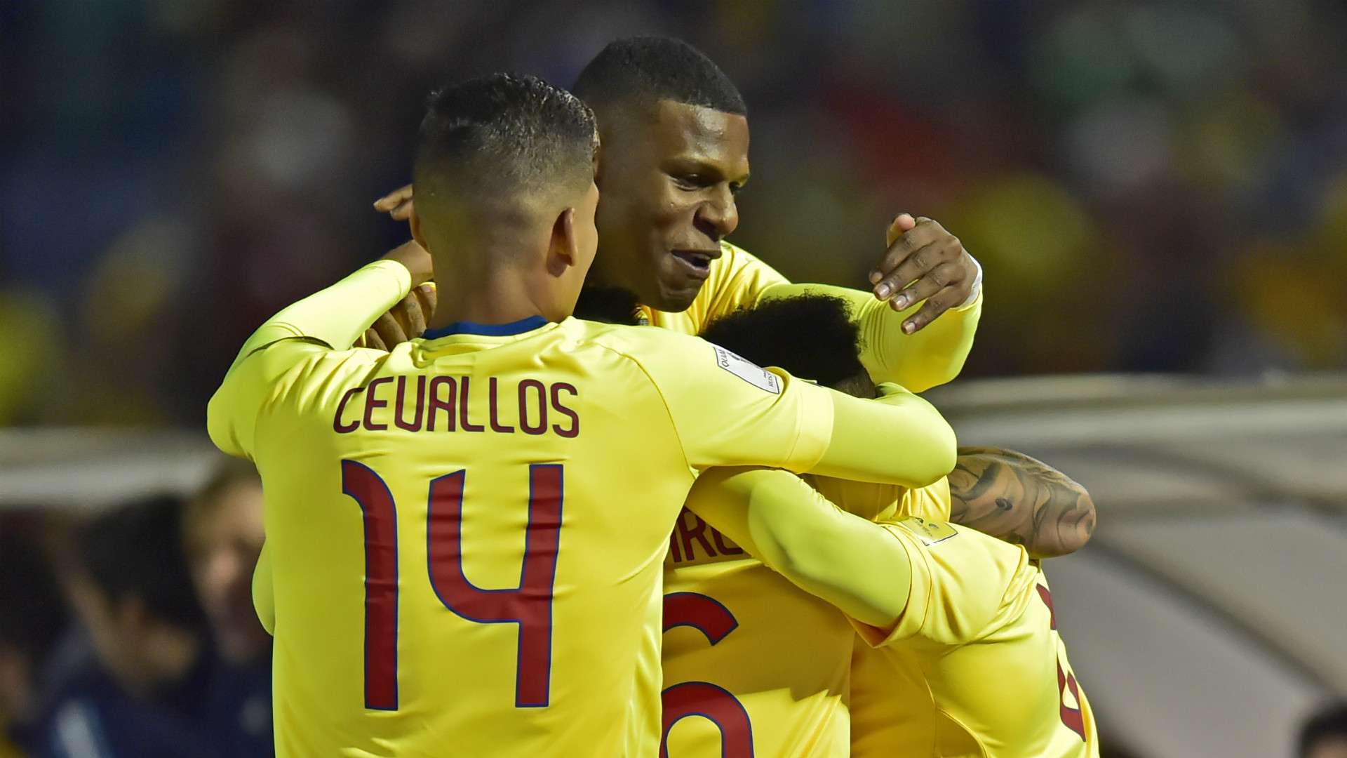 Ecuador celebrate