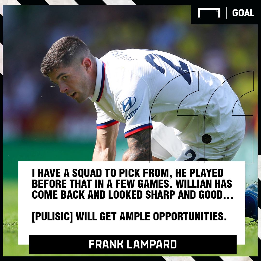Lampard on Pulisic