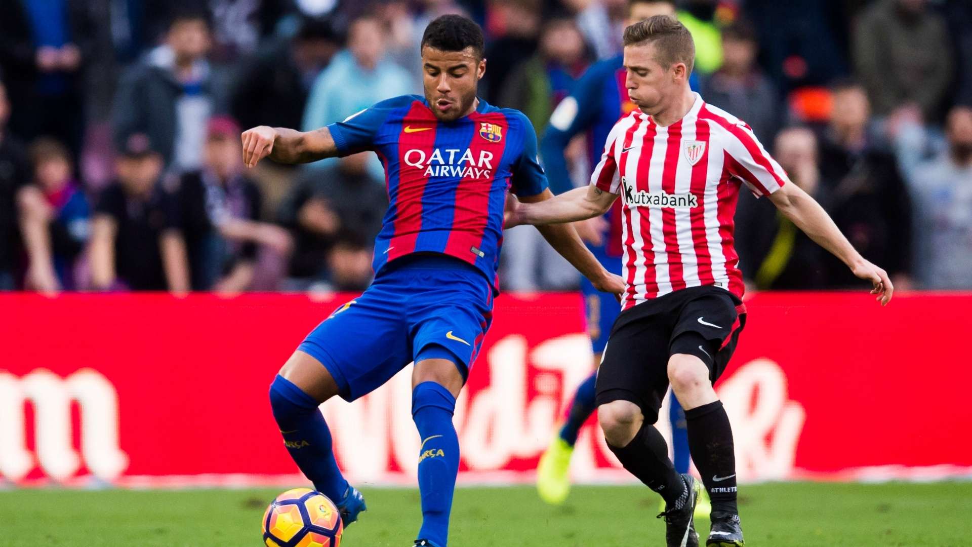 Rafinha Iker Muniain Barcelona Athletic Bilbao La Liga 02042017